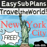 Easy Sub Plans Free Lesson - Travel the World - New York C