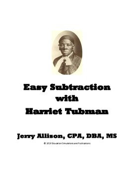 Preview of Easy Subtraction with Harriet Tubman