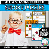 Easy Sudoku Puzzles & Math Logic Puzzles Bundle | Math Puz