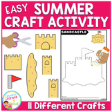 Easy Summer Craft Activity Cut and Paste Fine Motor Skills