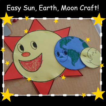 Sun And Moon Craft Worksheets Teaching Resources Tpt