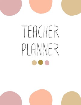 Preview of Easy Teacher Planner