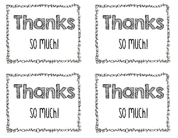 Easy Thank You Cards by Ashleigh B Madsen | TPT