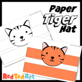 Easy Tiger Paper Hat/ Tiger Headband - Animal Crafts/ Year