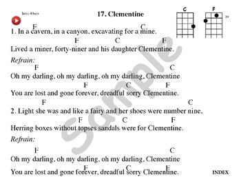 administration Klassifikation Decrement Easy Ukulele Songs (C) Teacher's Guide by Denise Gagne | TPT