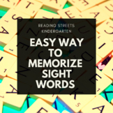 Easy Way to Remember 40 Kinder Sight Words