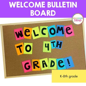 Preview of Easy Welcome Bulletin Board