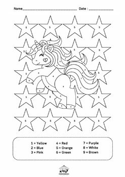 Easy and Cute ANIMALs Color By Number Pack 2 l Simple Coloring Pages