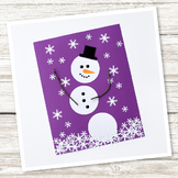 Easy and Fun Paper Snowman Art (Winter)
