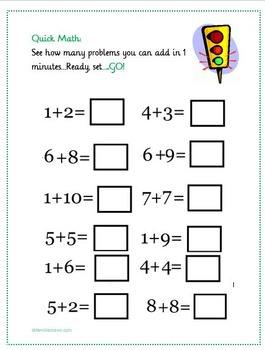 simple math problems worksheets