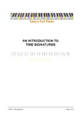 Easy n Fun: An Introduction to Time Signatures