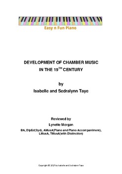 Preview of Easy n Fun: Development of Chamber Music in the 19th Century