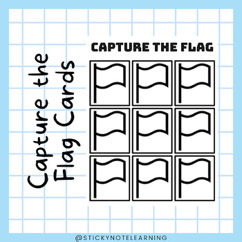 Capture the FLAG interactive game with worksheets - any age