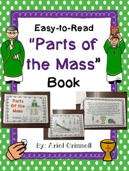 Easy-to-Read Parts of the Holy Catholic Mass Book | TpT