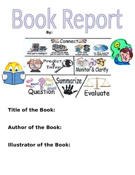 Preview of Fun Printable Generic Reading Strategies- BookReport Workbooks