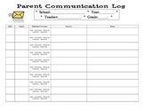 Easy to Use Parent Communication Log