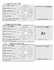 Easy to do Bohr diagram and Lewis dot structure worksheet by SciYeung