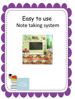 Preview of Easy to use Note-taking system