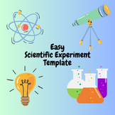 Easy to use Scientific Investigation Template