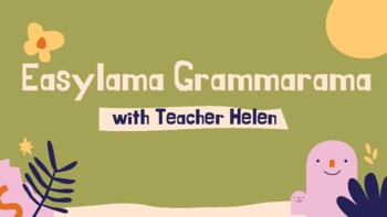 Preview of Easylama Grammarama-Comparison of Adjectives