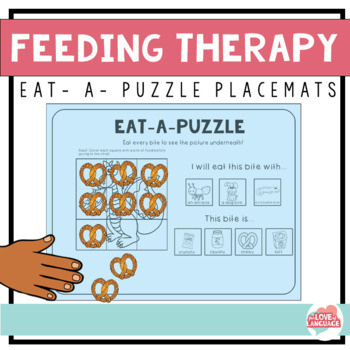 Preview of Eat-A-Puzzle Placemats for Feeding Therapy
