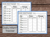 Eat - Sleep - Change - Daily Infant Tracker Baby Planner B