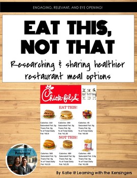 Preview of Eat This, Not That! restaurant food comparison