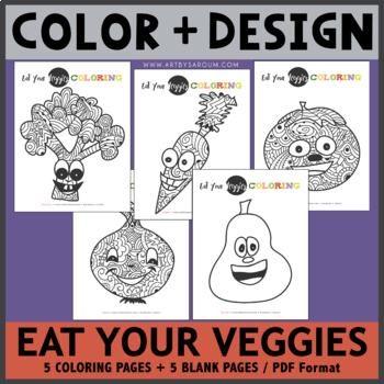 98 Coloring Pages Of Cute Vegetables Download Free Images