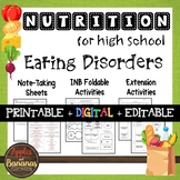 Eating Disorders - Interactive Note-Taking Materials