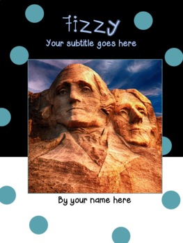 Preview of Ebook Template for Student Created Ebooks - Fizzy