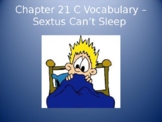 Ecce Romani I Chapter 21 - C Vocabulary PowerPoint - "Sext