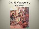 Ecce Romani II: Ch. 31 Vocabulary PowerPoint