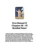 Ecce Romani II Chapters 28-33 Bundled Notes