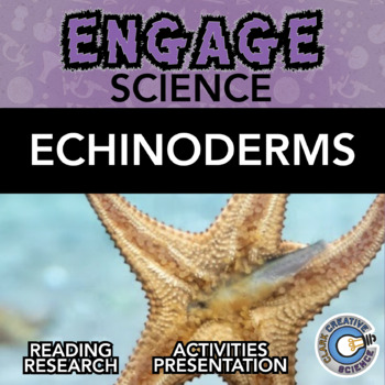 Preview of Echinoderms Resources - Leveled Reading, Activities, Notes & Slides
