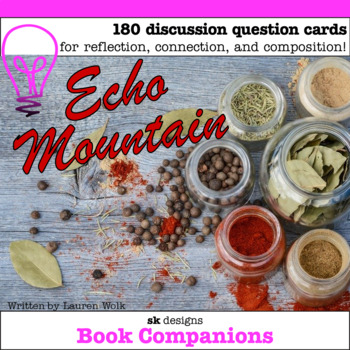 Preview of Echo Mountain Novel Study Discussion Question Cards