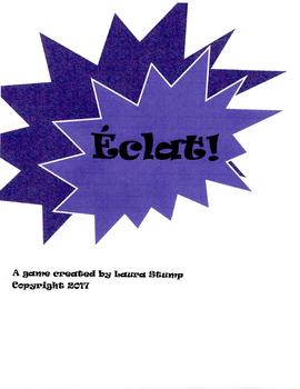 Preview of Eclat!  A fast-paced vocab game for French Class or French Club (TEB1)
