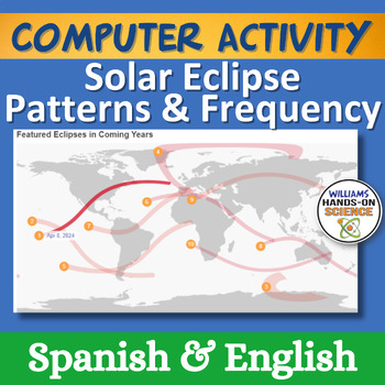 Preview of Eclipse Computer Activity Total Solar Annular Partial Eclipses Worksheet Digital