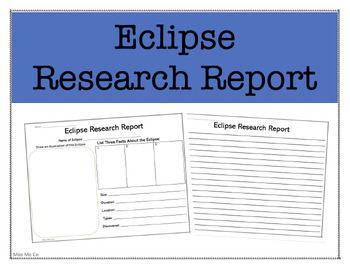 Preview of Eclipse Research Report