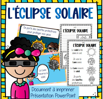 Preview of Éclipse Solaire - What is a Solar Eclipse (French)