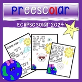 Eclipse Solar 2024 - Cuento y hojas de trabajo en español