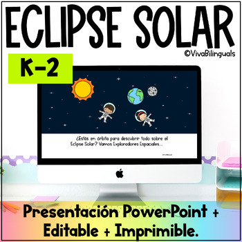 Preview of Eclipse Solar 2024 Presentación | Solar Eclipse Spanish PowerPoint