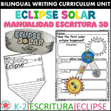 Eclipse Solar Escritura Manualidad 3D Writing Solar Eclips
