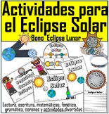 Eclipse Solar  - Solar Elcipse SPANISH ACTIVITIES 2024