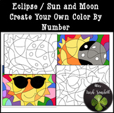 Solar Eclipse Sun and Moon Scienc Create your own Color by