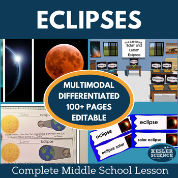 Preview of Eclipses Complete 5E Lesson Plan