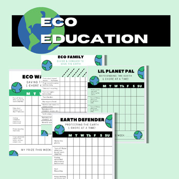 Preview of Eco Chore Charts