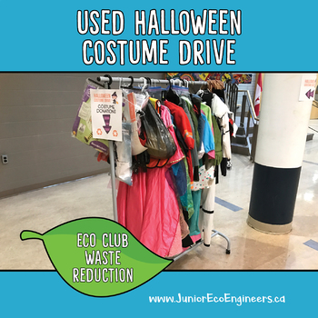 Preview of Eco Club / Eco Team - Used Halloween Costume Drive - Recycle your textiles