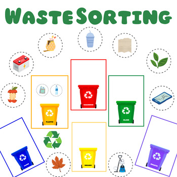Preview of Eco Explorers: Waste Sorting Adventure - Earth Day, Environment Day, Recycling