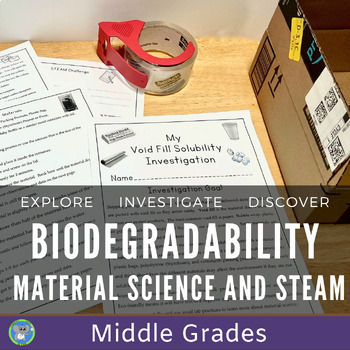 Preview of Synthetic and Earth Material Science and STEAM | Earth Day Activity | Gr 6 7 8
