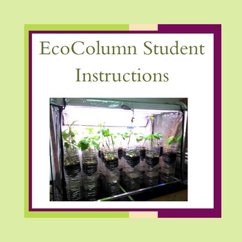 Preview of EcoColumn Student Instructions with Pictures